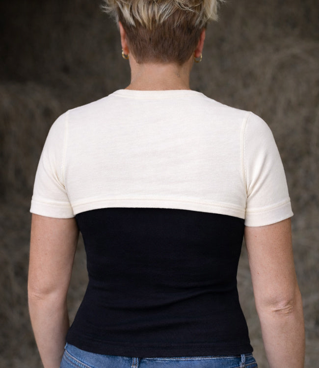 HOCOSA wollen Schouderwarmer van biologische wol zijde UNISEX