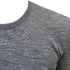 HOCOSA shirt korte mouw wol zijde heren GRIJS MELANGE