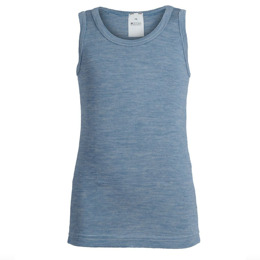 HOCOSA hemd wol zijde kind biologische wol JEANS