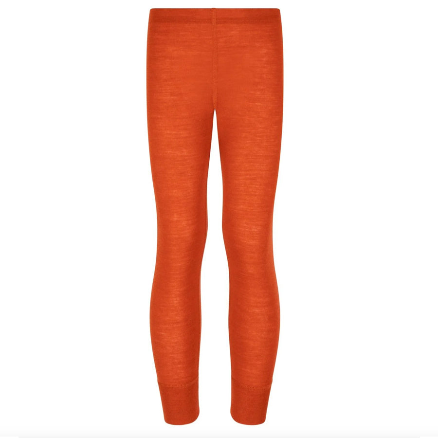 HOCOSA legging biologische wol zijde kind TERRACOTTA