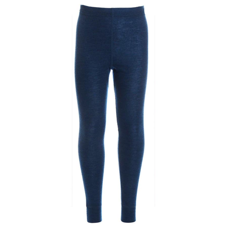 HOCOSA legging biologische wol zijde kind BLAUW