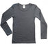 HOCOSA longsleeve biologische wol zijde kind ANTRACIET