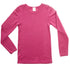 HOCOSA longsleeve biologische wol zijde kind FUCHSIA