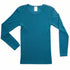 HOCOSA longsleeve biologische wol zijde kind ZEEBLAUW