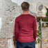 Hocosa longsleeve van biologische wol zijde heren BORDEAUX