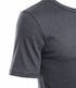 HOCOSA shirt korte mouw wol zijde heren ANTRACIET