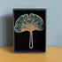 FAIRTRADE broche GINKO met pailetten en kralen