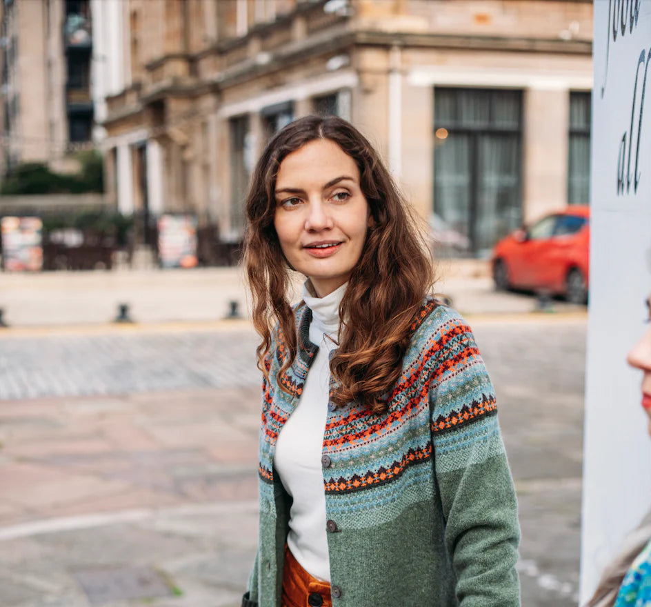 ERIBÉ merino wollen ALPINE VEST met angora BREAMAR