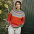 ERIBÉ merino wollen ALPINE TRUI met angora BELLAROSE