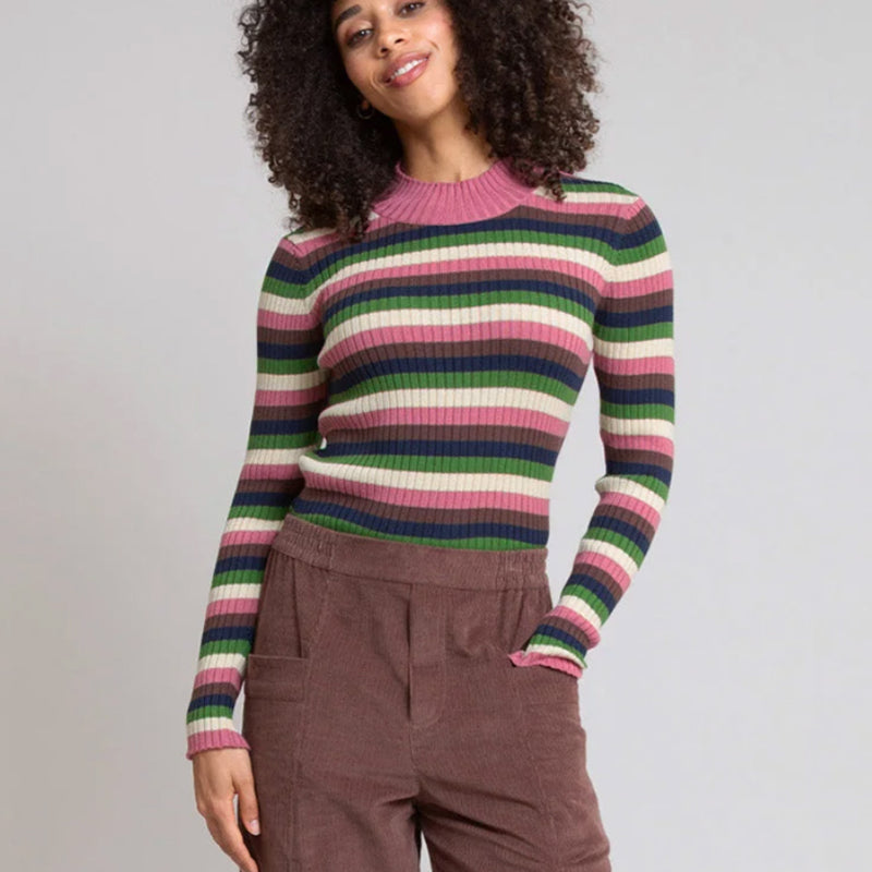 KITE V-Pullover TRUDI MULTI aus Bio-Baumwolle