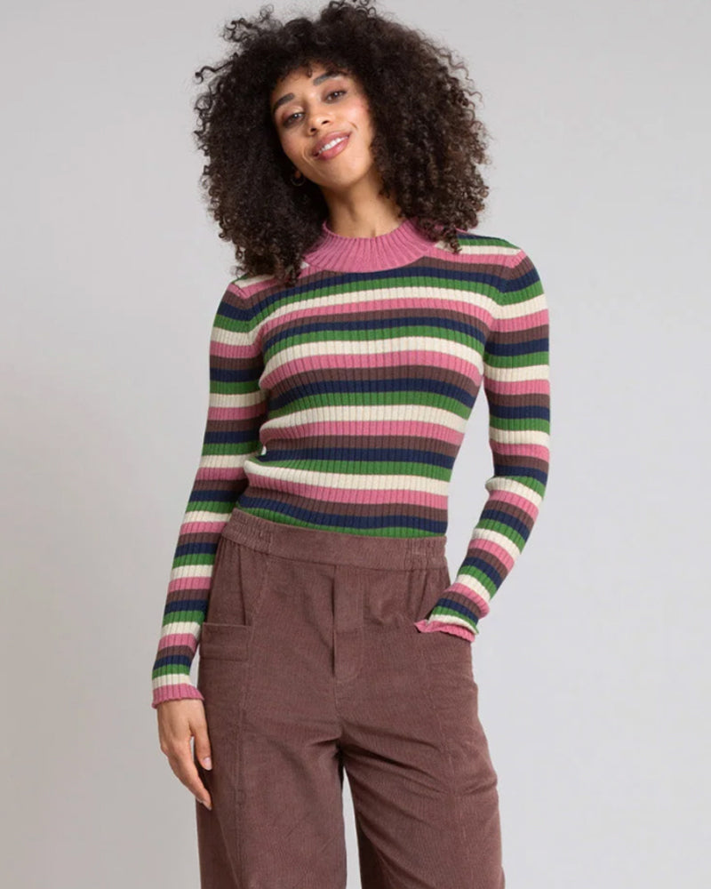 KITE V-Pullover TRUDI MULTI aus Bio-Baumwolle