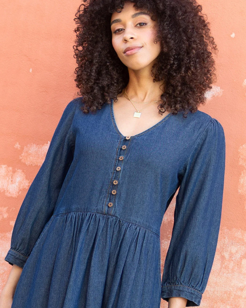 KITE denim jurk GRETCHEN DENIM biologisch katoen