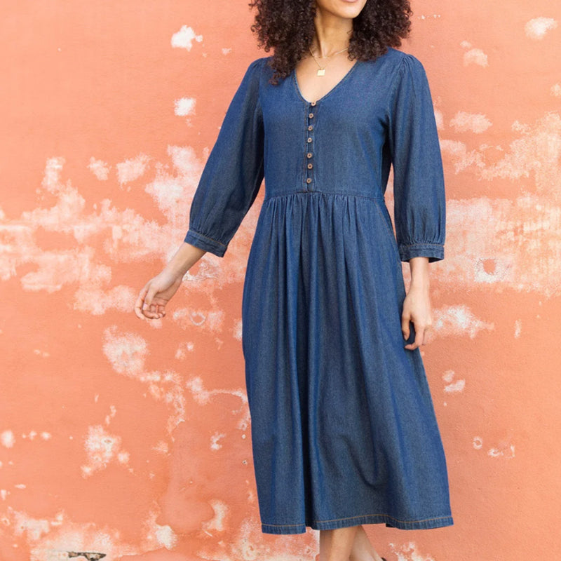 KITE denim jurk GRETCHEN DENIM biologisch katoen
