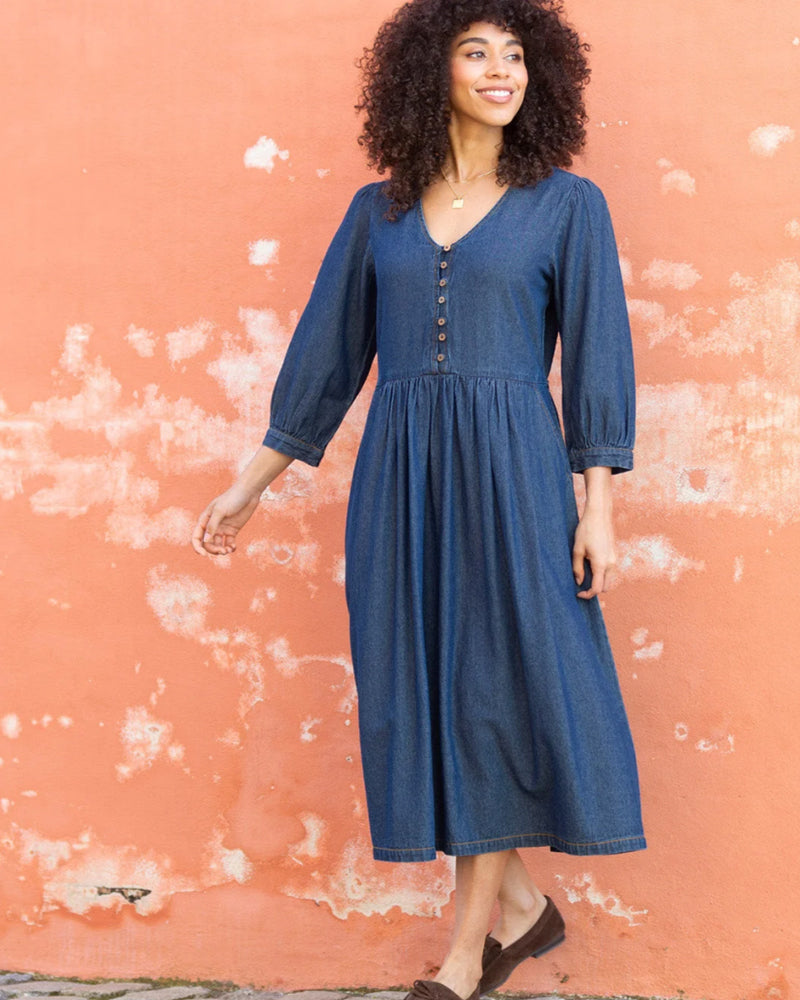 KITE denim jurk GRETCHEN DENIM biologisch katoen