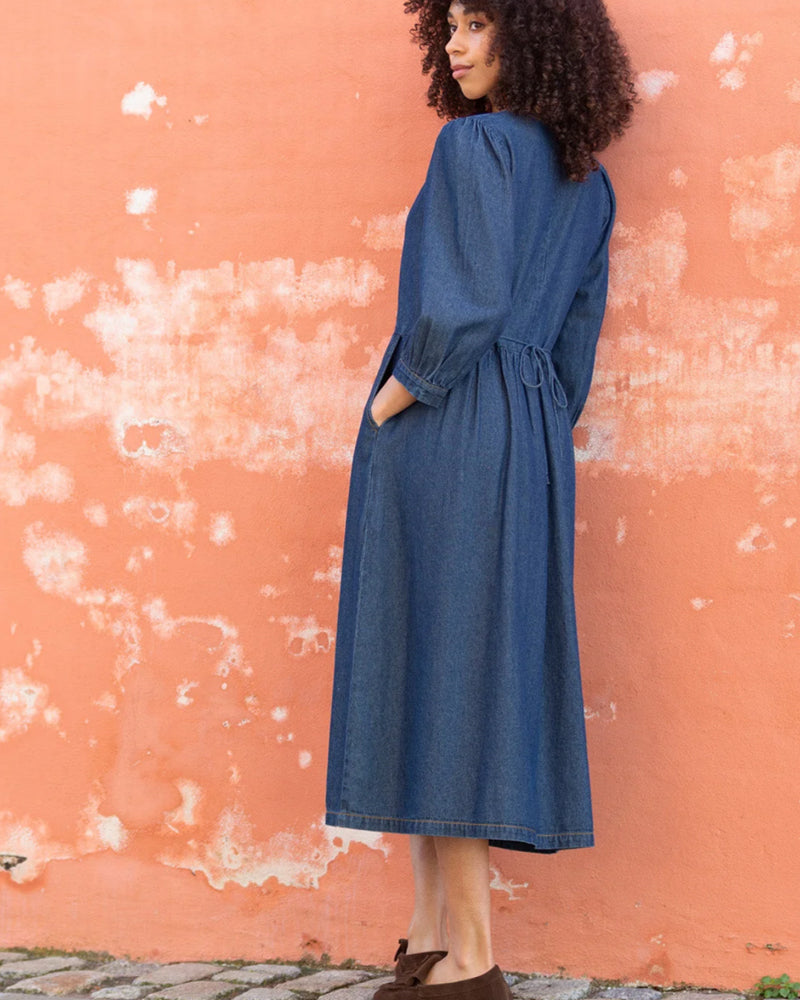 KITE denim jurk GRETCHEN DENIM biologisch katoen
