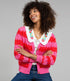 KITE gestreept vest v-hals JOLIE ROZE ROOD biologisch katoen