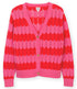 KITE gestreept vest v-hals JOLIE ROZE ROOD biologisch katoen