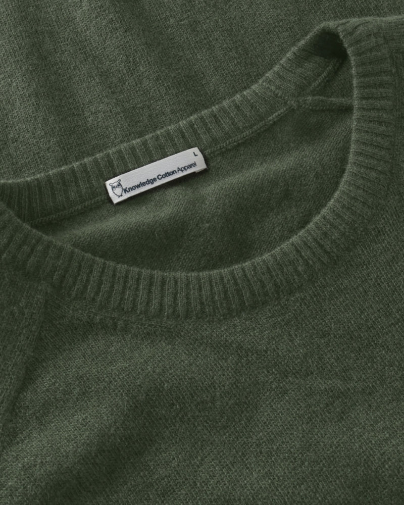 Wollpullover RUUD CHOCOLAT 100 % Bio-Lammwolle KCA