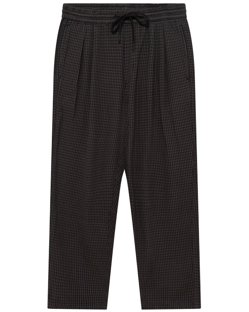 Casual broek JEFF HOUNDSTOOTH biologisch katoen KCA