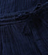 Broek van mousseline KEES NAVY 100% biologisch katoen
