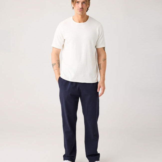 Chino broek ROB NIGHT biologisch katoen seersucker KCA
