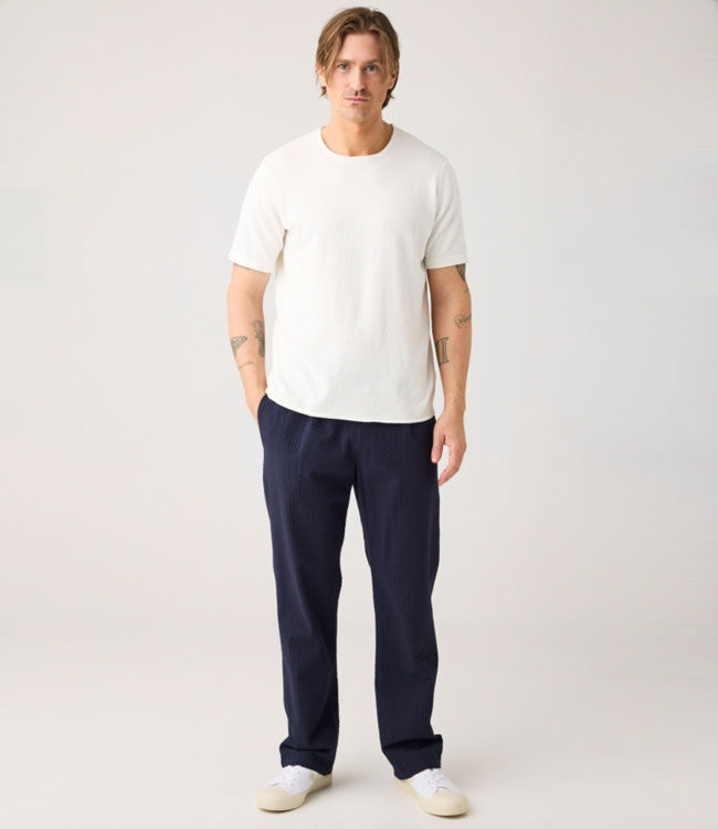 Chino broek ROB NIGHT biologisch katoen seersucker KCA