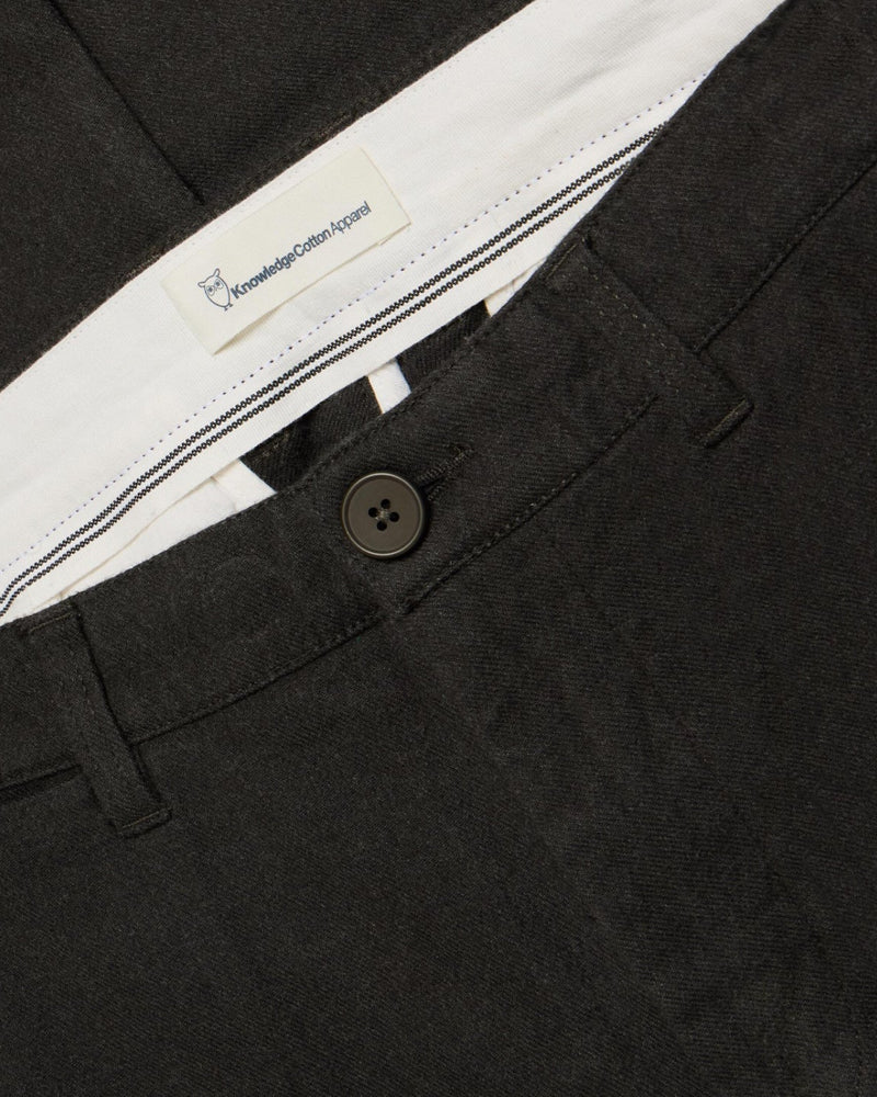 Chino broek biologisch katoen Flanel RUDI FOREST kca