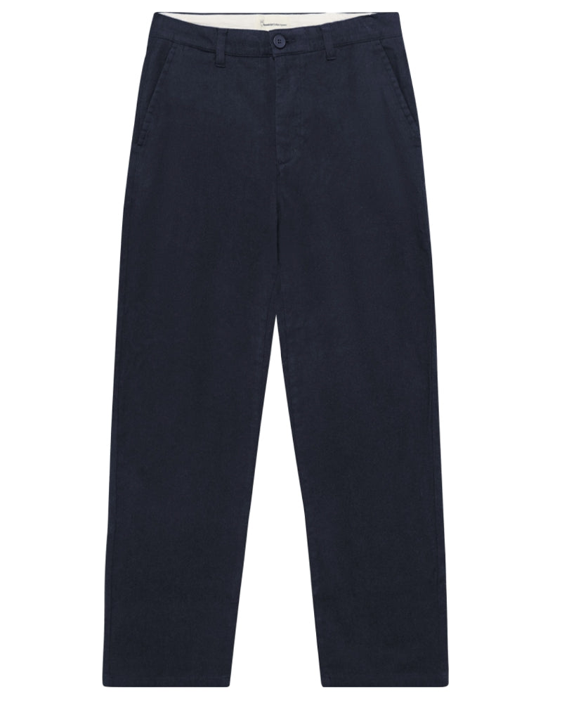 Chino broek biologisch katoen Flanel RUDI NIGHT kca