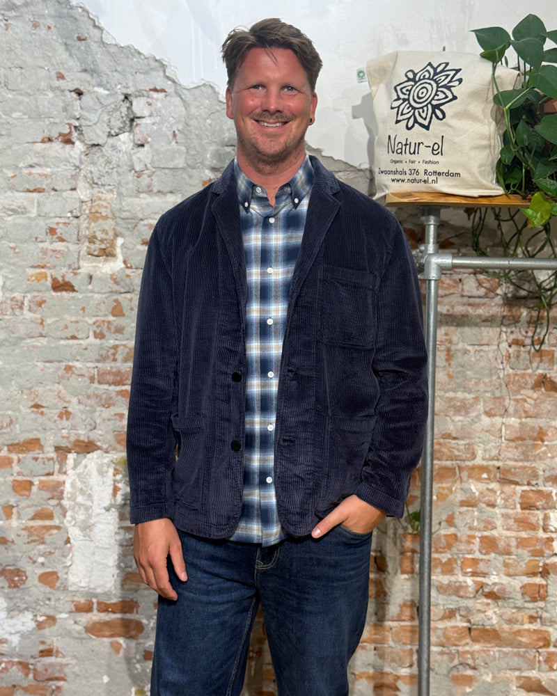 Corduroy blazer jasje JURGEN NIGHT biologisch katoen KCA