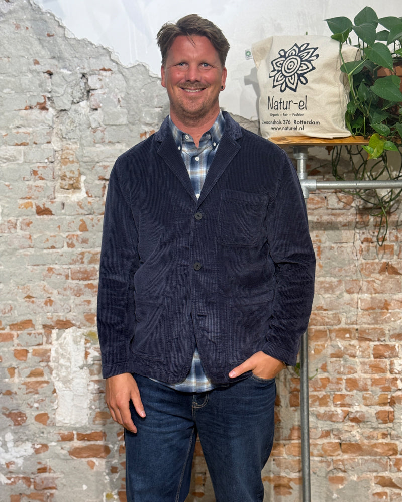 Corduroy blazer jasje JURGEN NIGHT biologisch katoen KCA