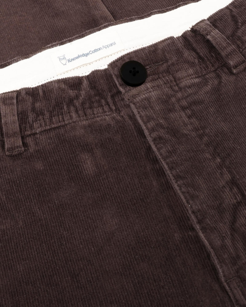 Chino broek corduroy CHUCK CHOCO biologisch katoen KCA