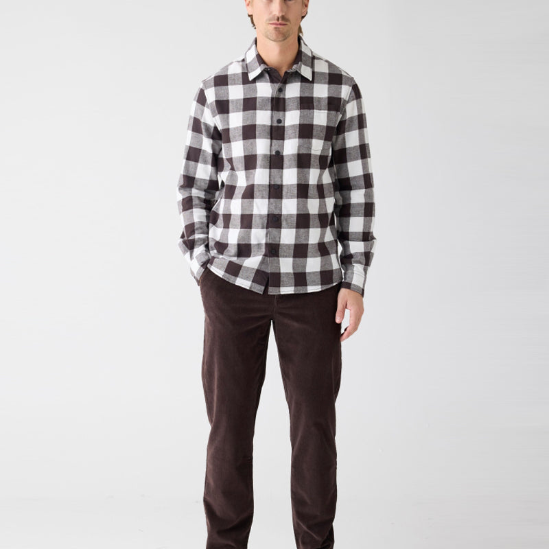 Chino broek corduroy CHUCK CHOCO biologisch katoen KCA