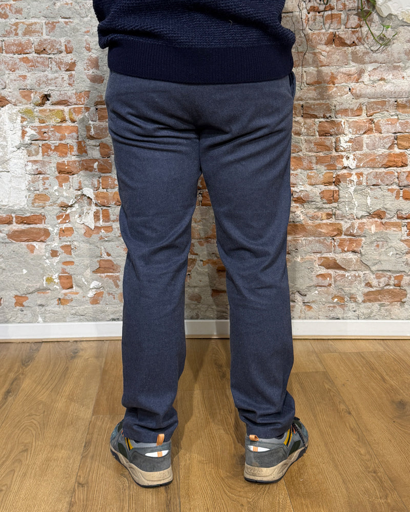 RUDI INDIGO organic cotton flannel chino trousers