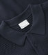 Gebreid polo shirt lange mouw met NIEK NIGHT biologisch katoen KCA