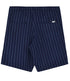 !00% linnen korte broek NELIS STRIPES BLUE kca