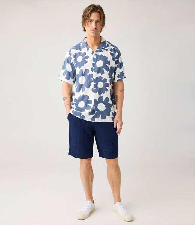 Korte broek van mousseline FINN NAVY biologisch katoen