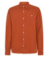 linnen overhemd WAHID BRICK garment dyed KCA