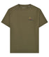 Shirt met borduursel KANE OLIVE biologisch katoen KCA