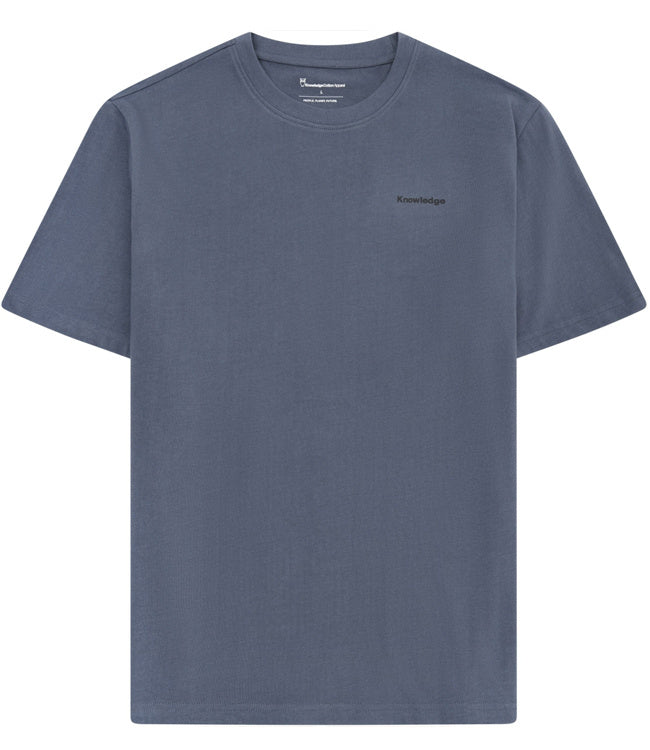 T-shirt met print CAMPING INDIGO biologisch katoen KCA