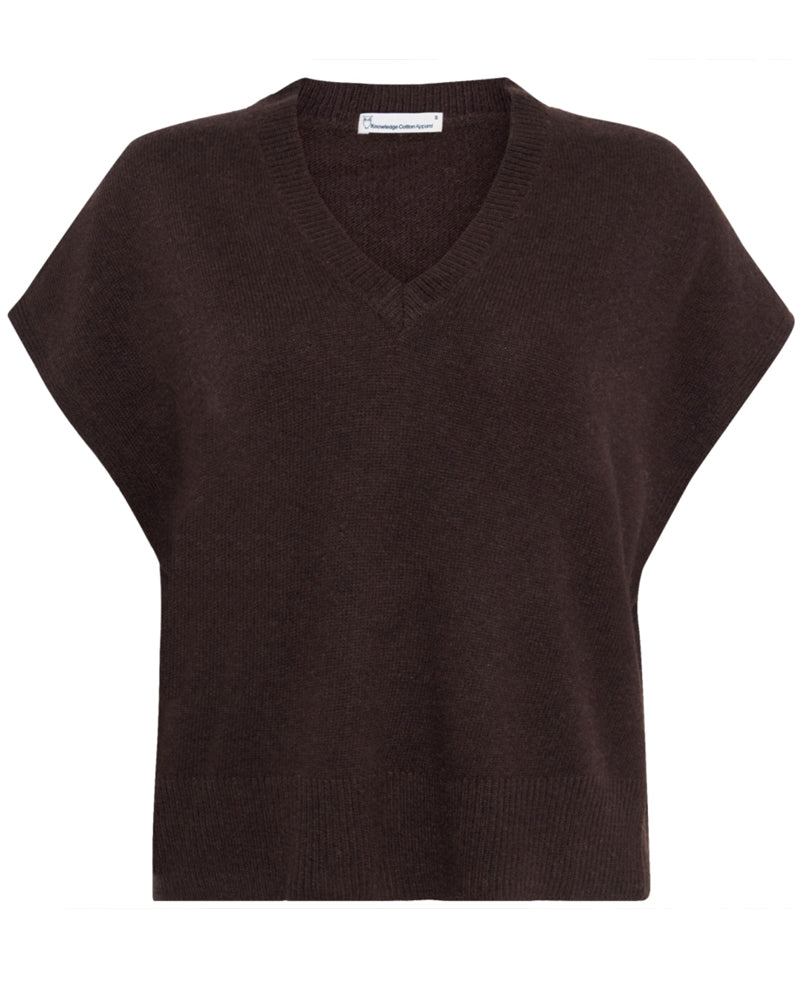Wollen spencer ROMY CHOCO van 100% lamswol KCA