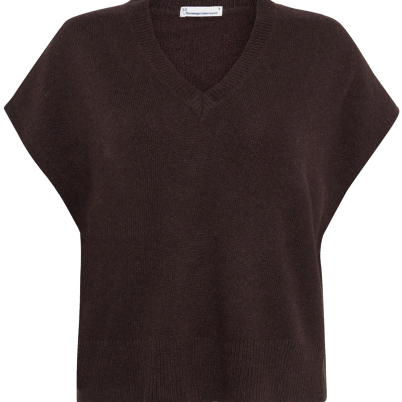 Wollen spencer ROMY CHOCO van 100% lamswol KCA
