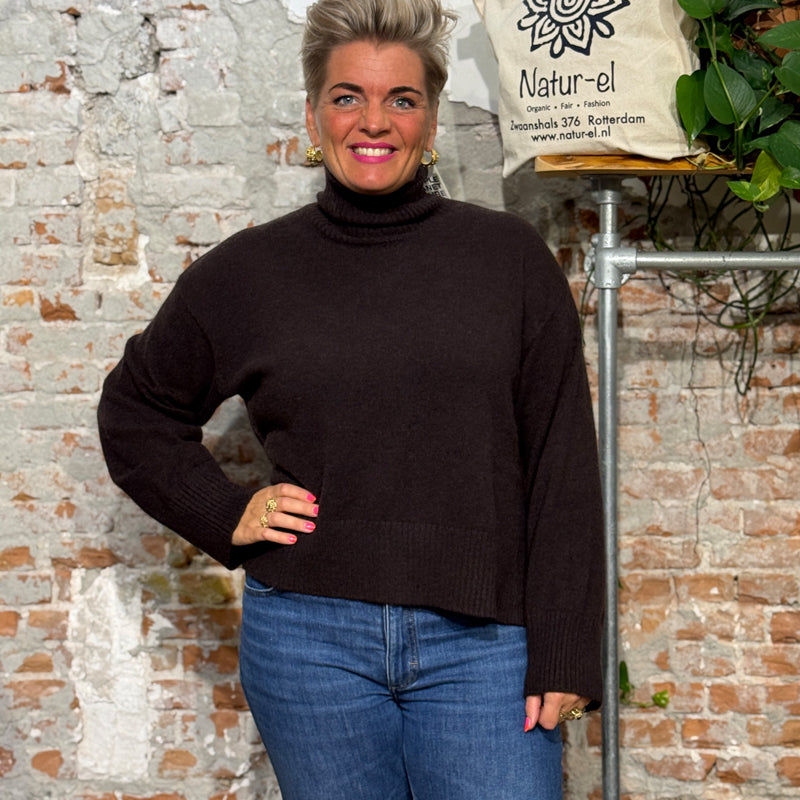 Wollpullover ROMY BRICK aus 100% Lammwolle KCA