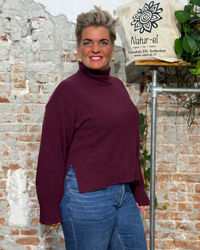 Wollpullover ROMY BRICK aus 100% Lammwolle KCA