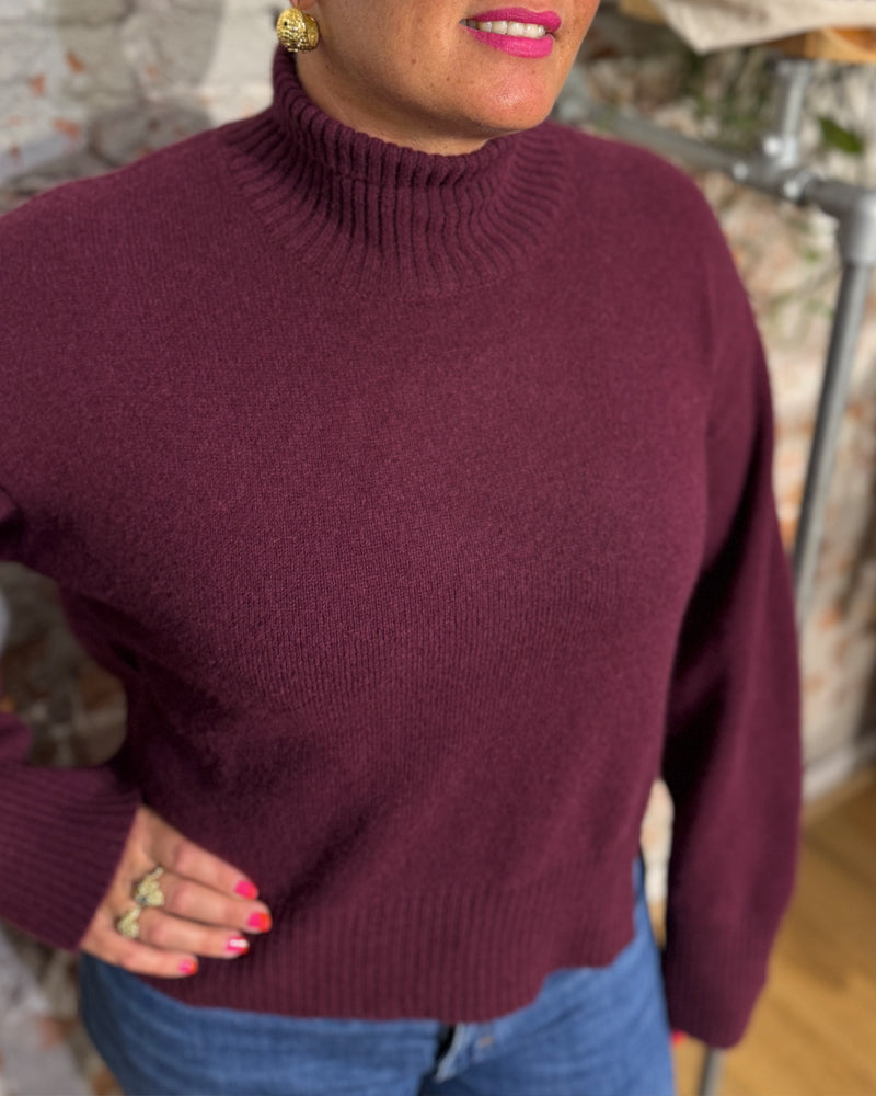 Wollpullover ROMY BRICK aus 100% Lammwolle KCA