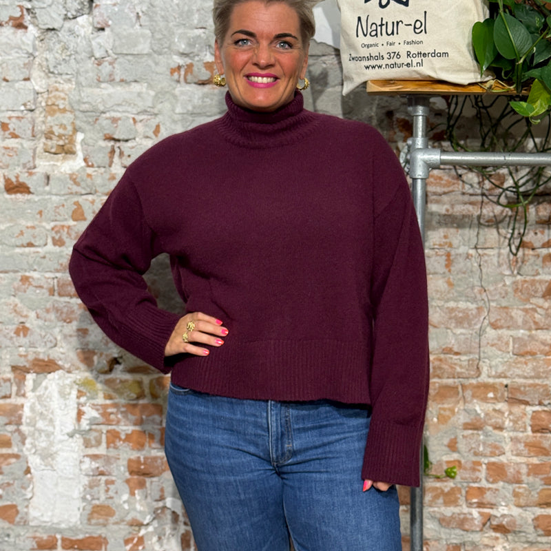 Wollpullover ROMY BRICK aus 100% Lammwolle KCA