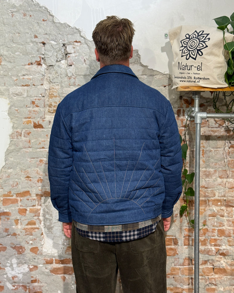 KOMODO denim overshirt jasje FRANKIE SUNSET biologisch katoen