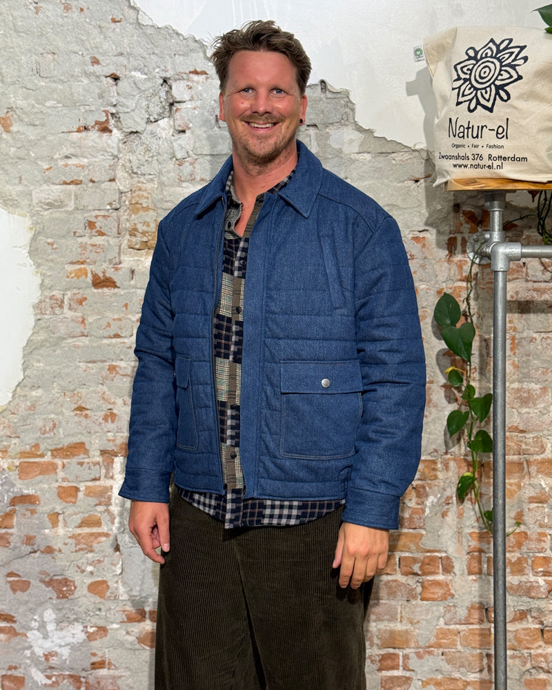 KOMODO denim overshirt jasje FRANKIE SUNSET biologisch katoen