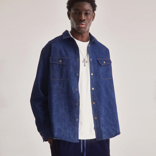 KOMODO denim overshirt KARDA biologisch katoen