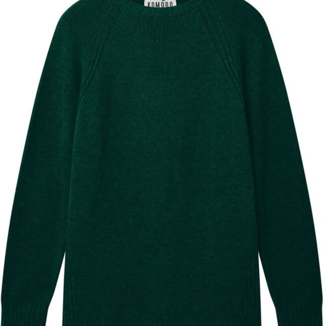 KOMODO effen wollen trui CHRISTOFF IVY van pure merino
