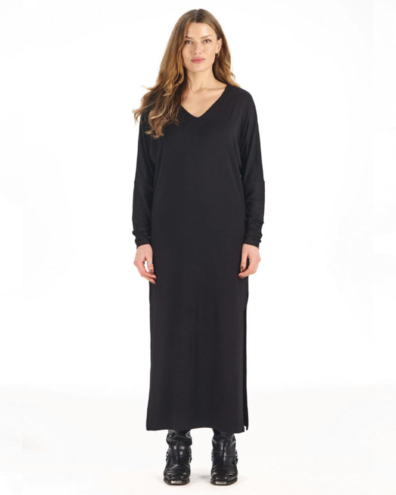 KOMODO Kleid mit offenem Rücken BESS STRIPE aus Bio-Baumwolle